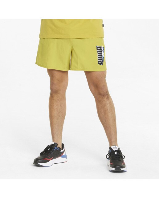Calções de Homem Summer Puma Amarelo-3