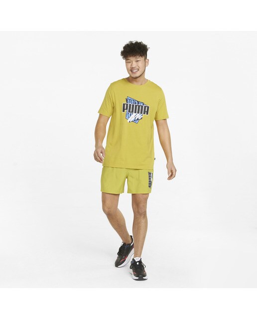 Calções de Homem Summer Puma Amarelo-5
