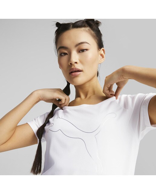 T-shirt de Mulher Train Favorite Branco-4