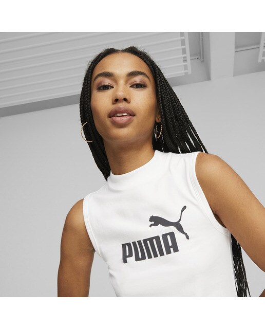 T-shirt de Mulher ESS Slim Branco-4