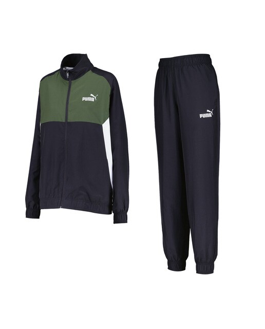 Fato-de-Treino de Homem Woven Tracksuit Verde / Preto-1
