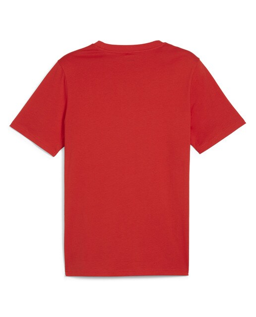 T-shirt de Homem Graphics Wording Tee Vermelho-2