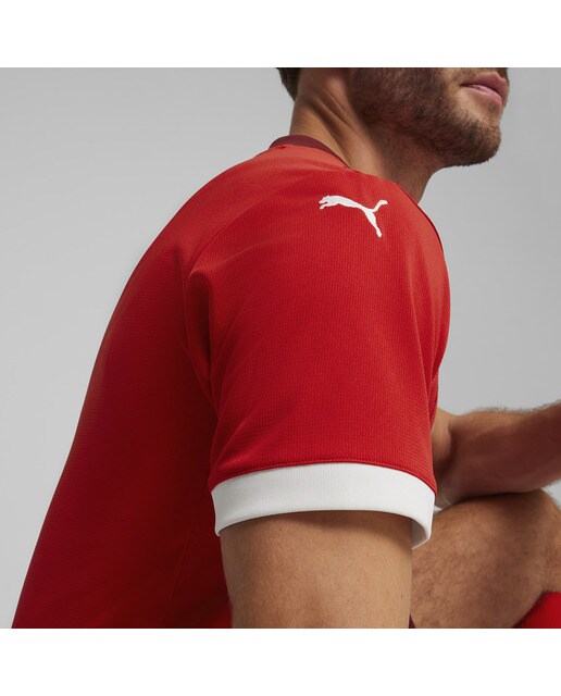 T-shirt de Homem 1.º Equipamento Suíça SFV 2024 Réplica Vermelho-5