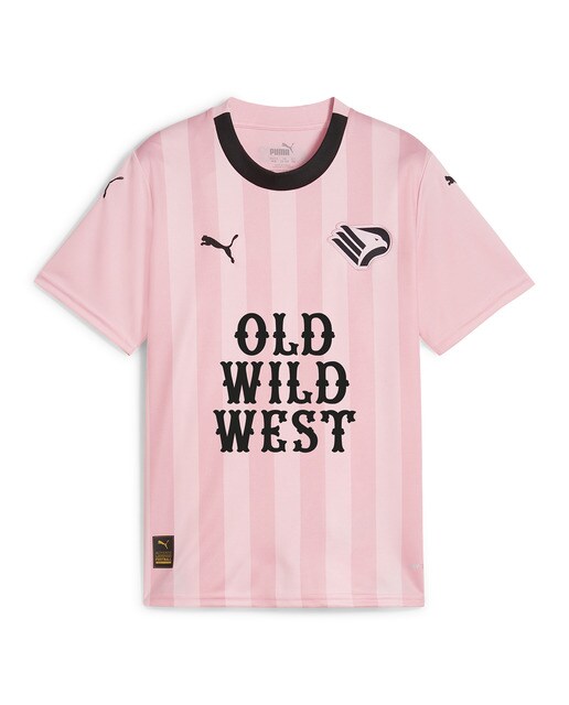 T-shirt de Criança 1.º Equipamento Palermo FC 2023-2024 Rosa-1