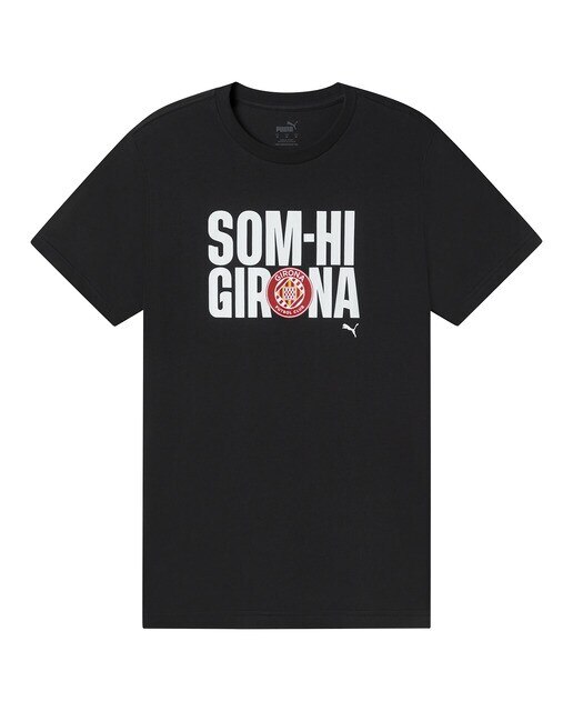 T-shirt Unissexo SOM-HI Tee Girona FC Preto-1