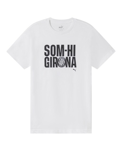 T-shirt Unissexo SOM-HI Tee Girona FC Branco-1