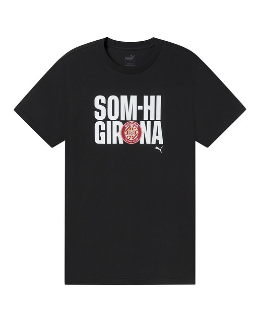 T-shirt Unissexo SOM-HI Tee Girona FC Preto-1