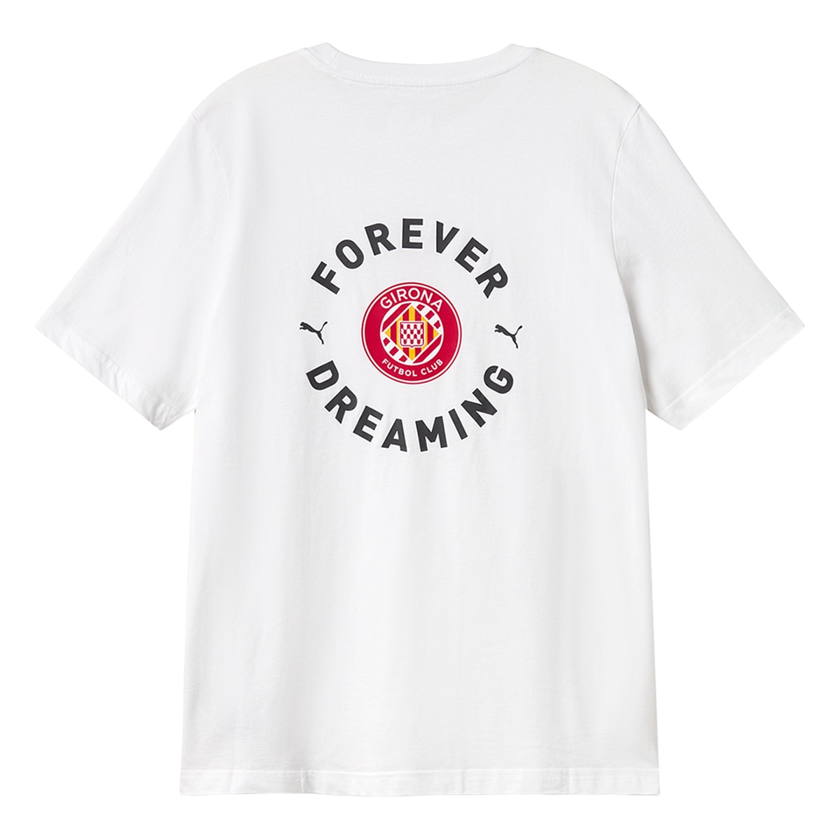 T-shirt Unissexo Forever.Dreaming Tee Girona FC Branco-2