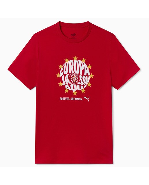 T-shirt Unissexo Europa Tee Girona FC Vermelho-1