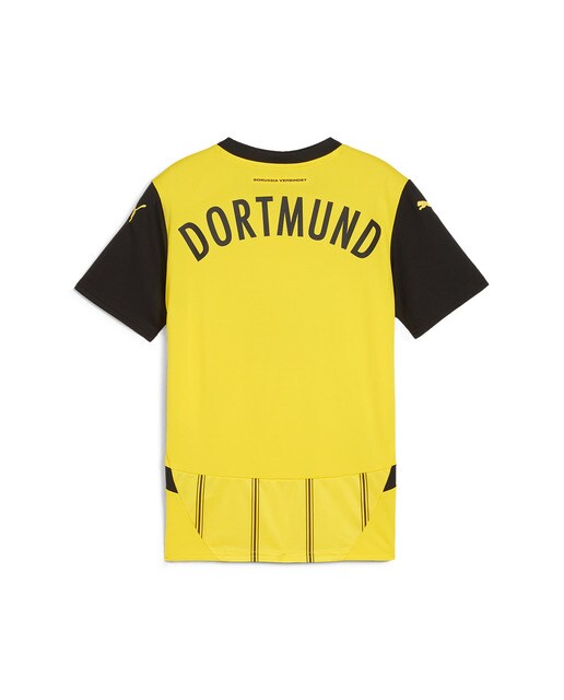 T-shirt de Criança 1.º Equipamento Borussia Dortmund BVB 2024-2025 Réplica Amarelo-6