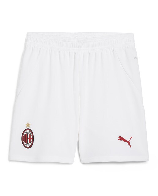 Calções de Criança 1.º Equipamento AC Milan 2024-2025 Branco-5