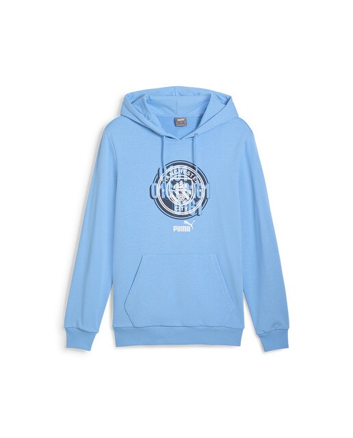 Sweatshirt de Homem Manchester City 2024-2025 ftblCulture Hoo Azul-6