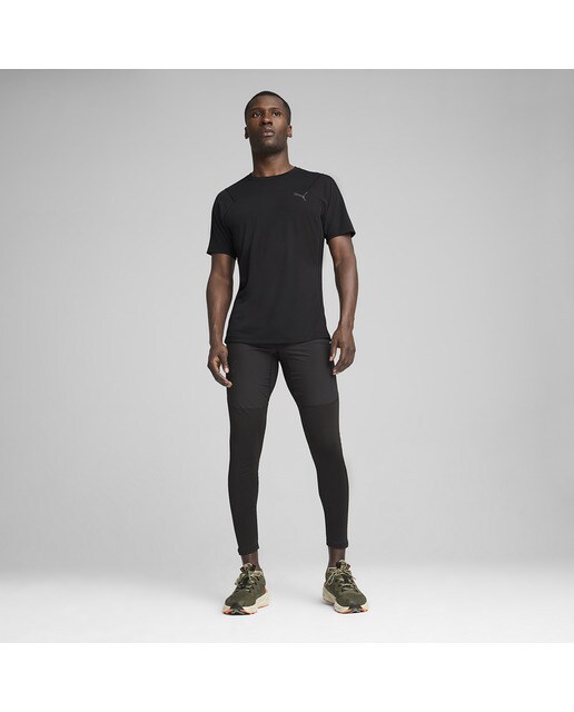 Leggings de Homem Seasons Microfleece Tight Preto-8
