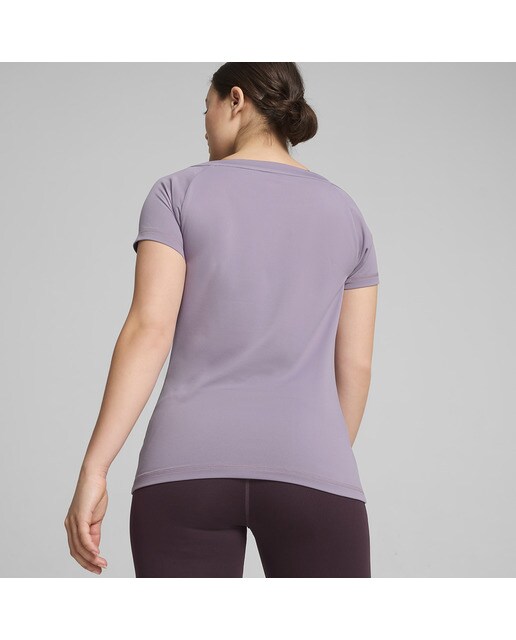 T-shirt de Mulher Train Favorite Jersey Cat Tee Roxo-2