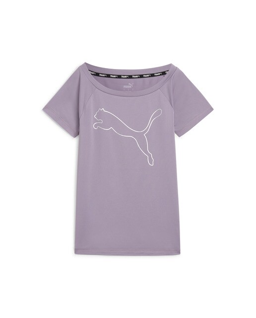 T-shirt de Mulher Train Favorite Jersey Cat Tee Roxo-6