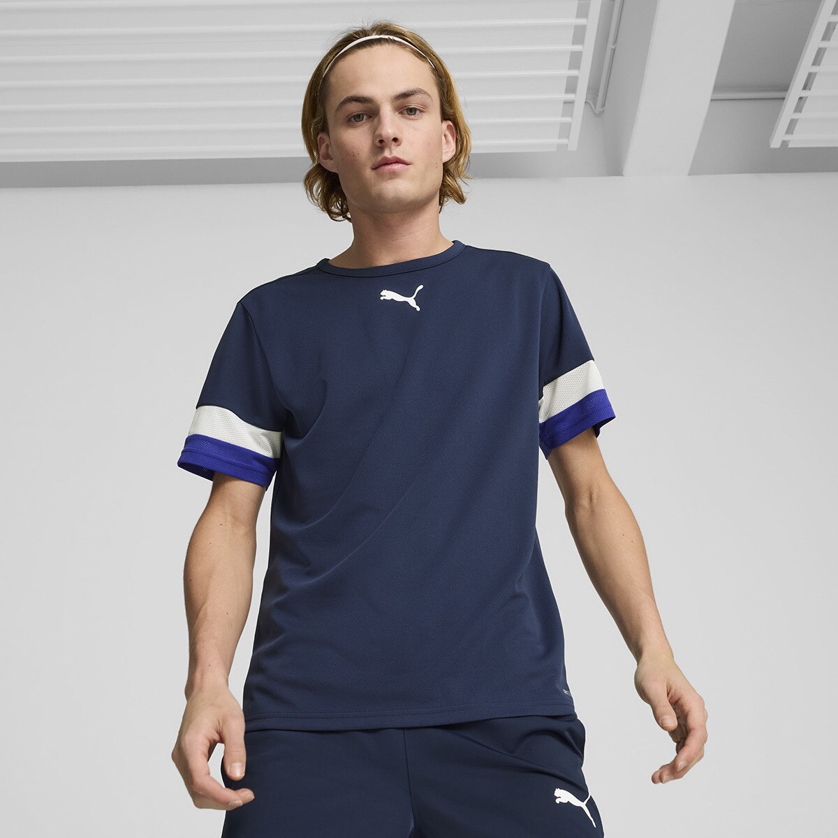 T-shirt de Homem Individual Rise Jersey Azul-marinho-1
