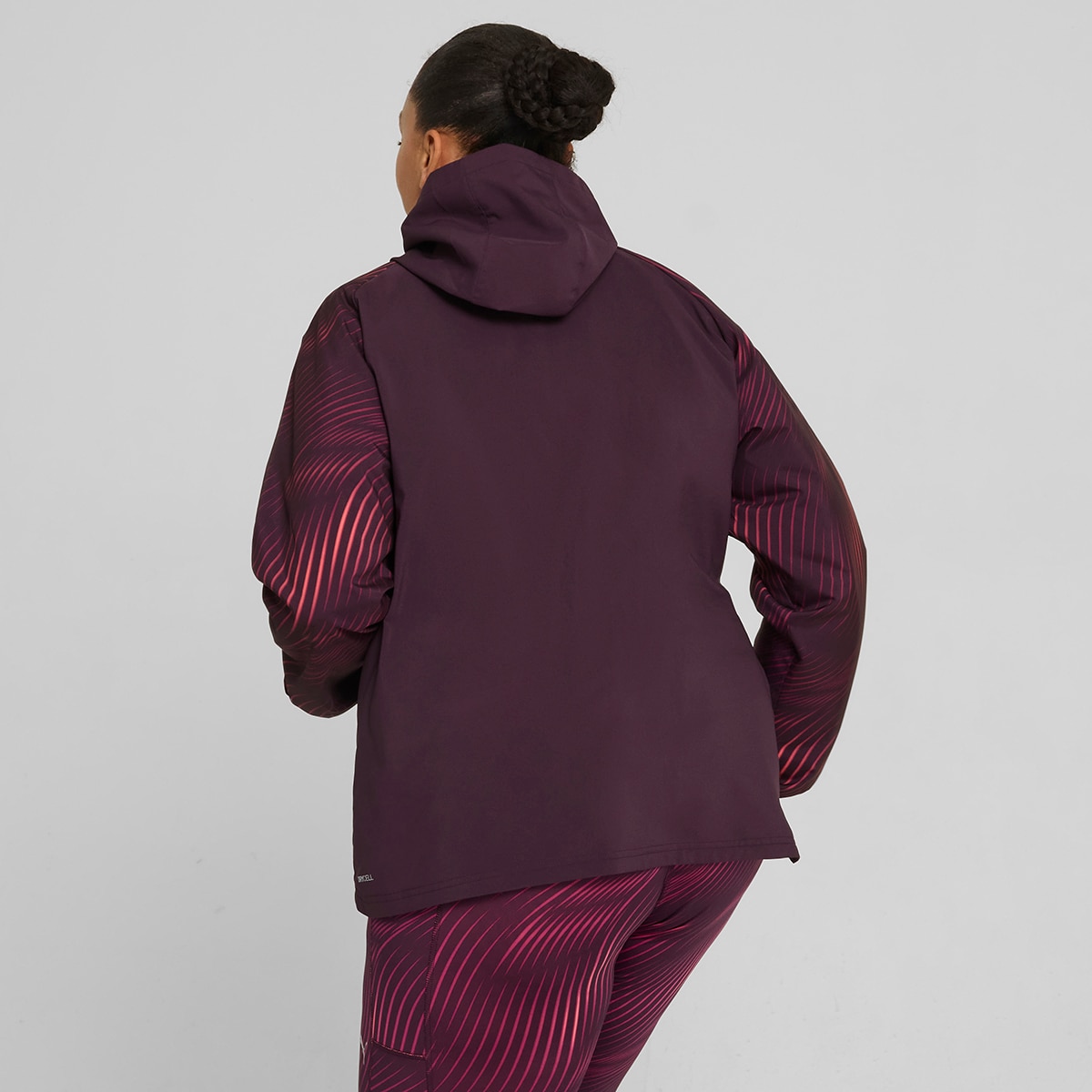 Casaco de Mulher Run Favorite AOP Woven Jacket W Roxo-2