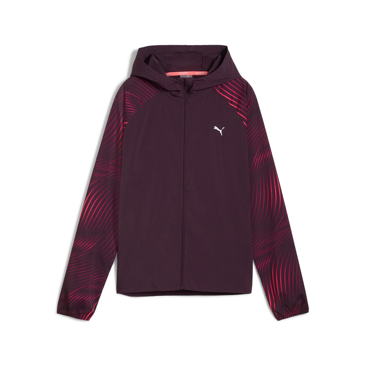 Casaco de Mulher Run Favorite AOP Woven Jacket W Roxo-7
