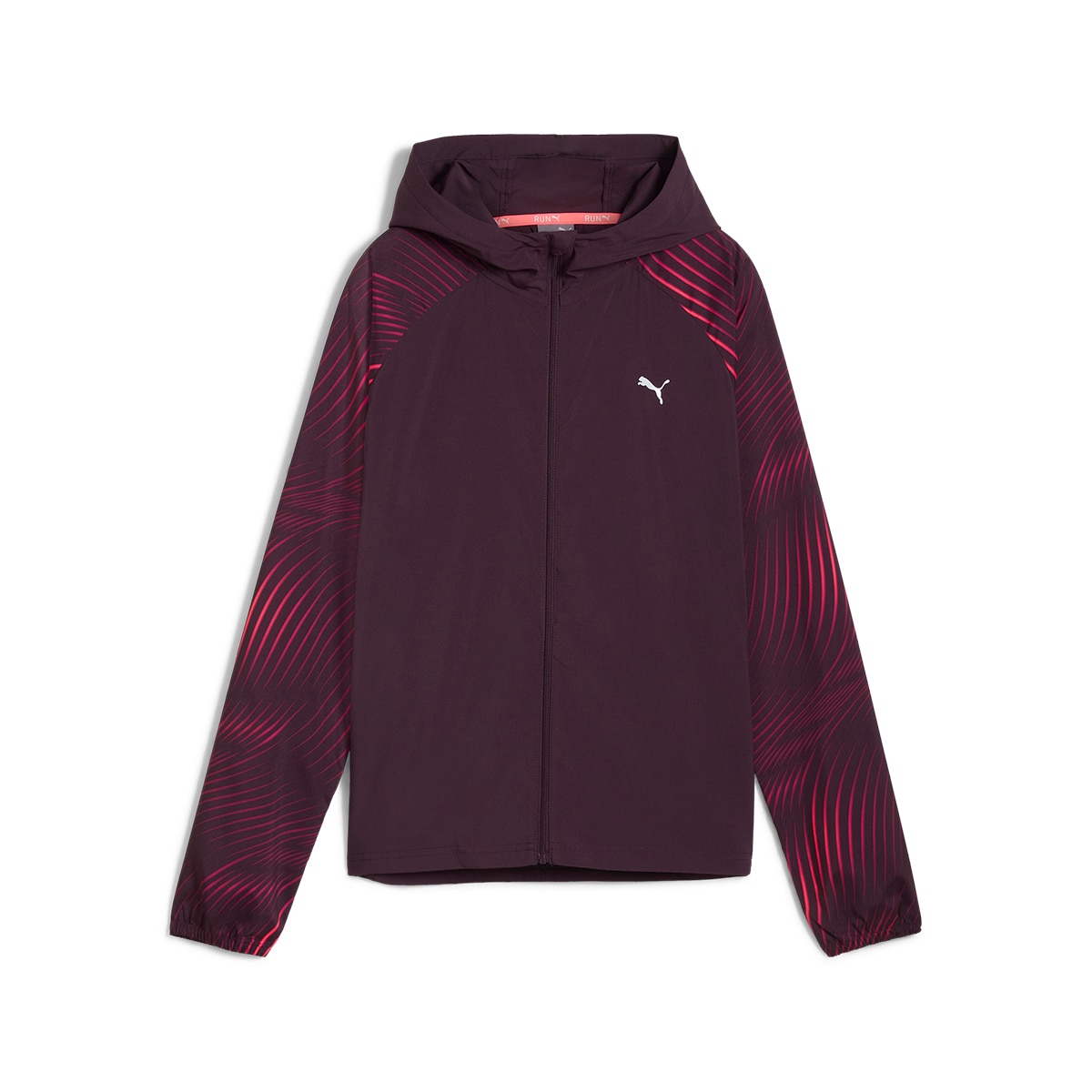 Casaco de Mulher Run Favorite AOP Woven Jacket W Roxo-7