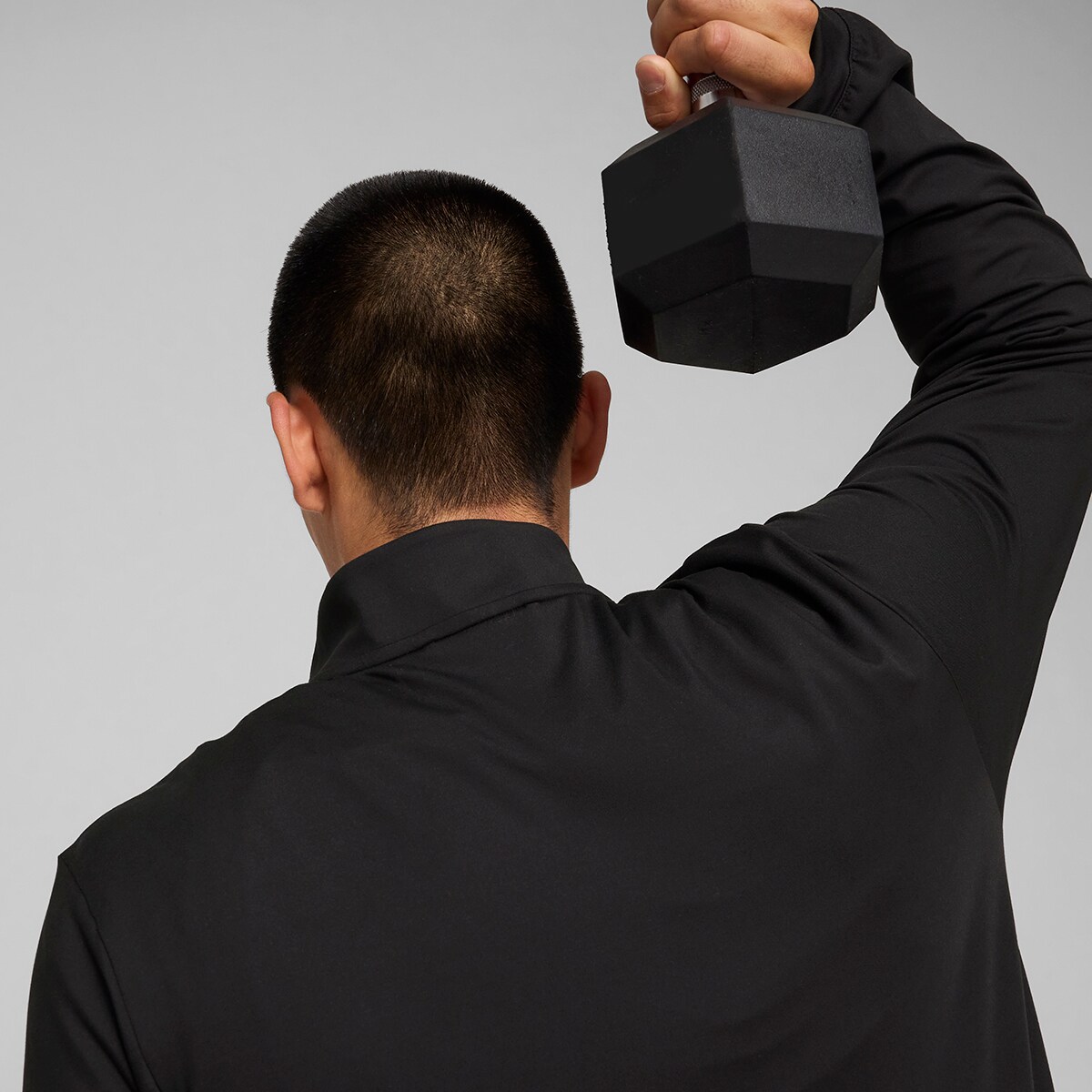 Casaco de Homem Cloudspun Full Zip Preto-3