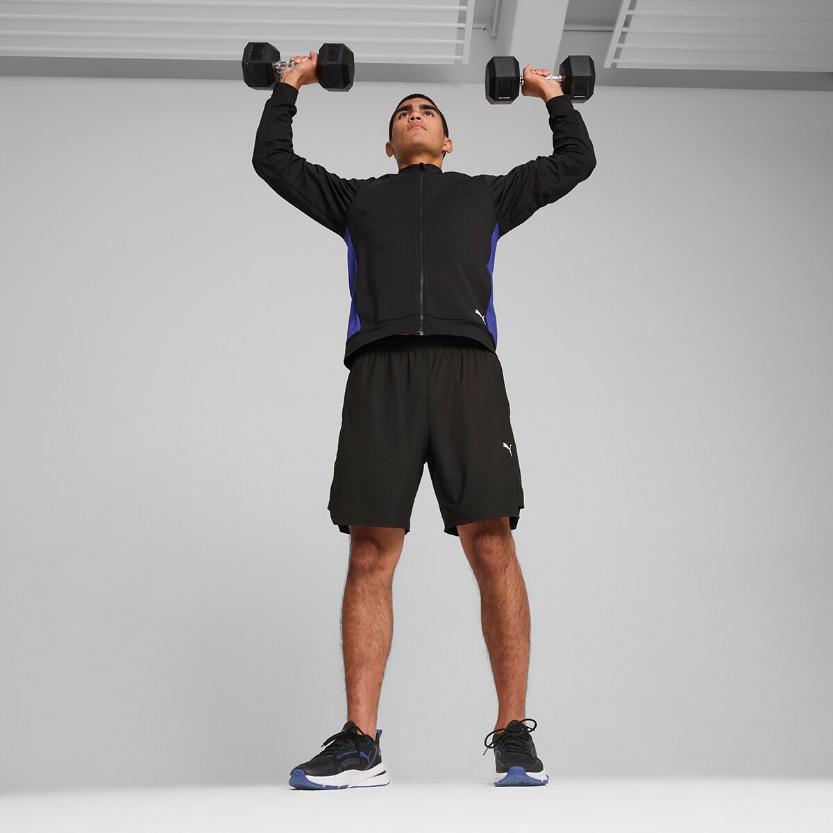 Casaco de Homem Cloudspun Full Zip Preto-5