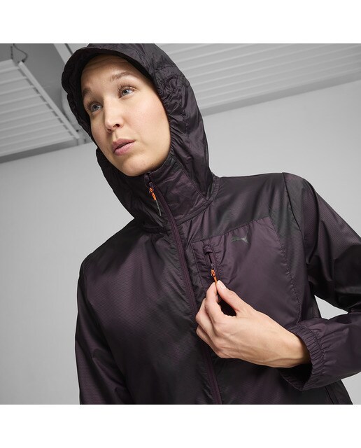 Casaco de Mulher W Seasons WindCELL Run Jacket Roxo-3