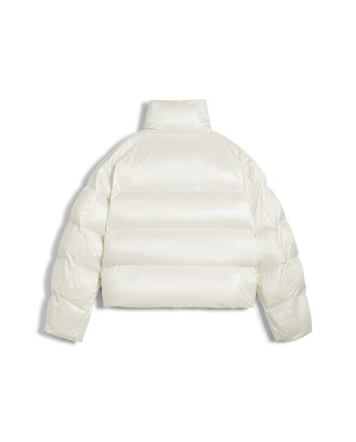 Casaco de Mulher Shiny Puffer Jacket Branco-5