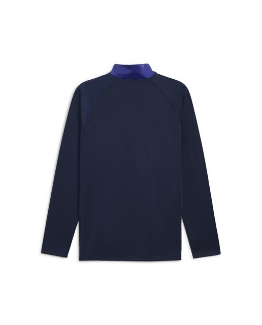 T-shirt de Homem Individual Liga 1/4 Zip Top Azul-marinho-7