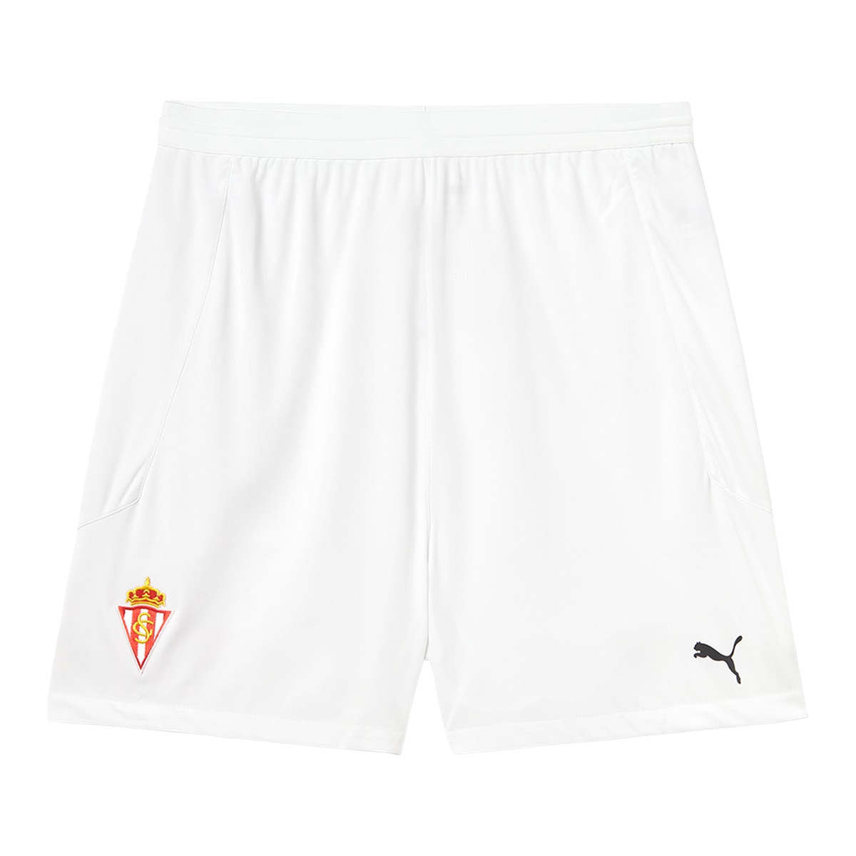 Calções de Homem 1.º Equipamento Sporting de Gijón 2024-2025 Branco-1
