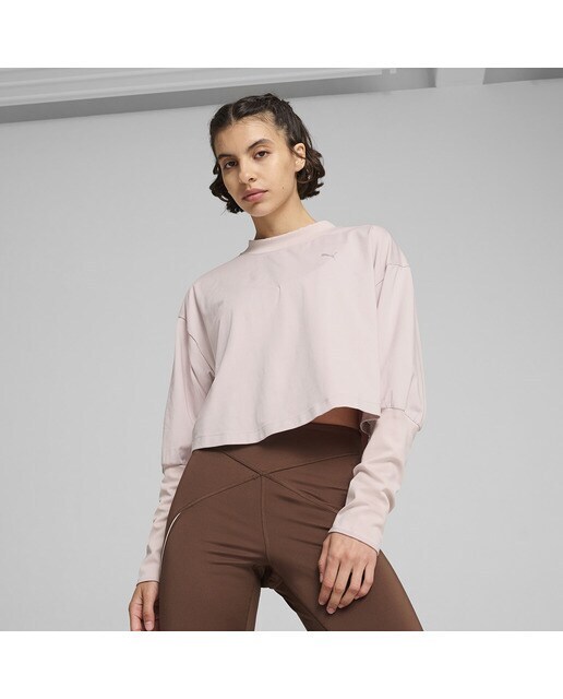 Sudadera de mujer Studio Cloudspun Crew - SHORT Puma