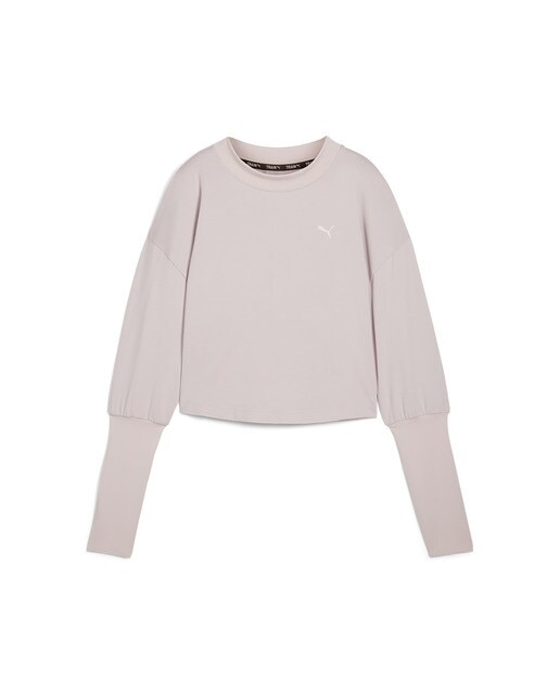Sweatshirt de Mulher Studio Cloudspun Crew - Short Rosa-6