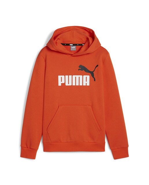 Sweatshirt de Criança Ess+ 2 Col Big Logo Hoodie FL B Vermelho-1