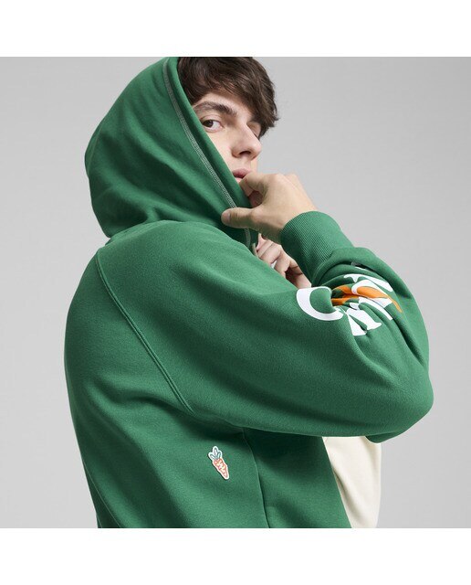 Sweatshirt de Homem Puma X Carrots Graphic Hoodie TR Verde-4