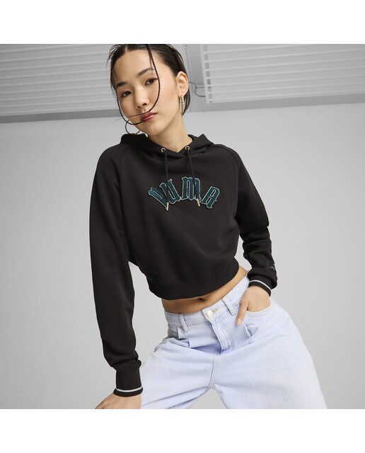 Sweatshirt de Mulher Classics Play.Paris. Relaxed Hoodie Preto-1