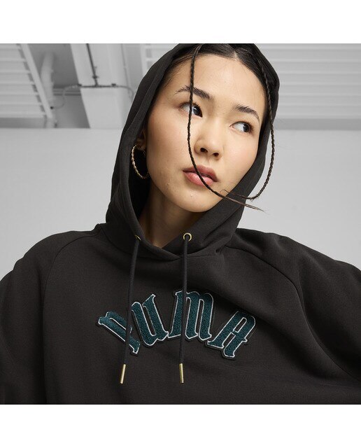 Sweatshirt de Mulher Classics Play.Paris. Relaxed Hoodie Preto-3