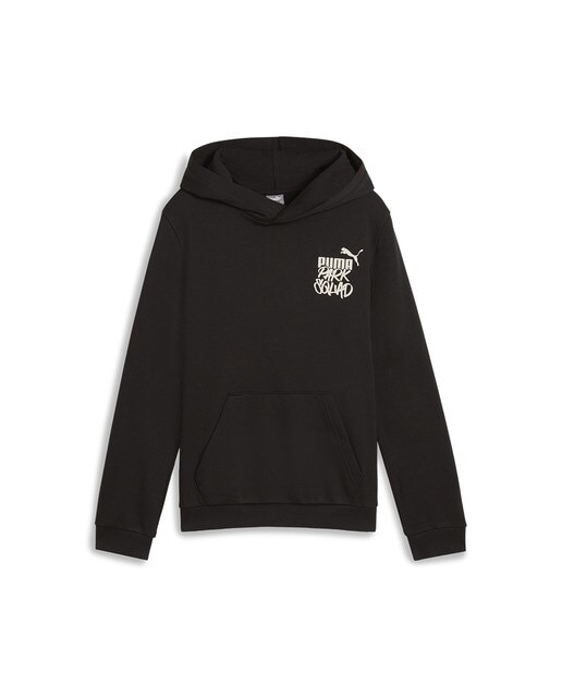 Sweatshirt de Criança Ess+ MID 90s Hoodie FL B Preto-4