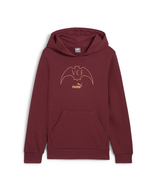Sweatshirt de Criança Valencia CF Culture Hoodie Jr Vermelho-1