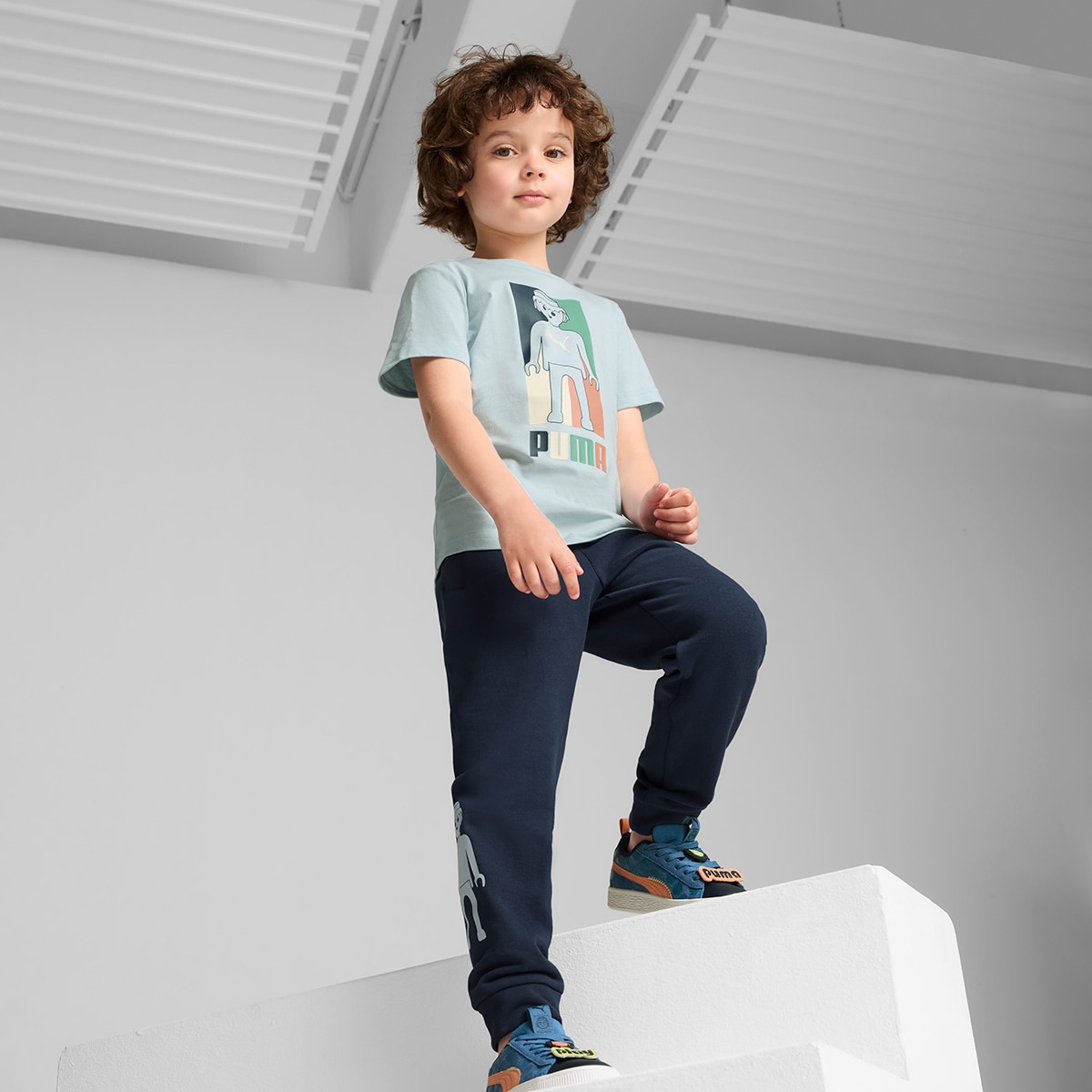 Imagem 0 de Calças de Criança Puma X Playmobil Sweatpants TR