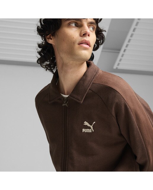 Casaco de Homem T7 Track Jacket Castanho-3