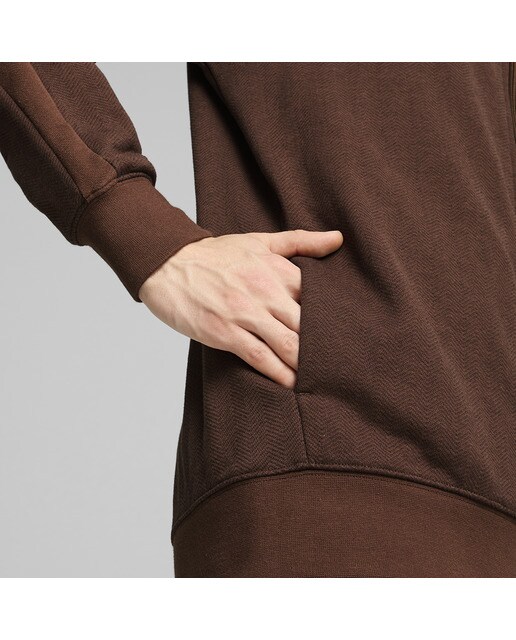 Casaco de Homem T7 Track Jacket Castanho-4