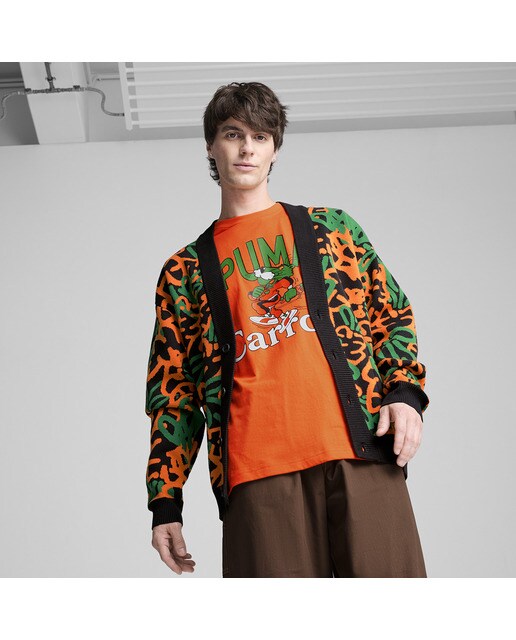 Casaco de Homem Puma X Carrots AOP Cardigan Preto-1