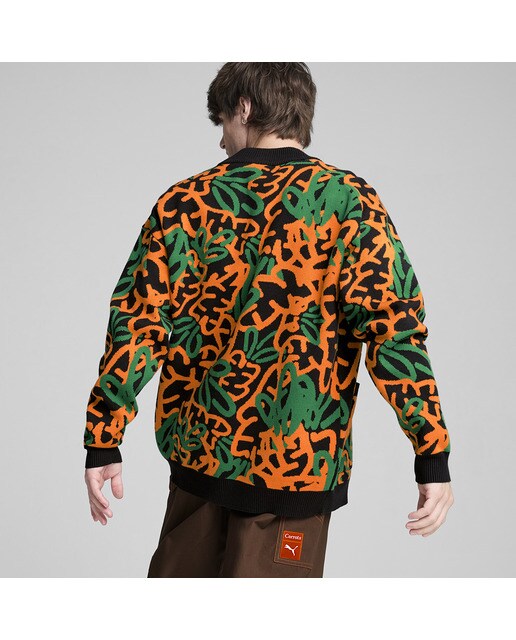 Casaco de Homem Puma X Carrots AOP Cardigan Preto-2