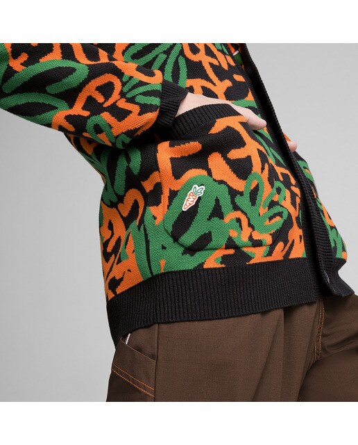 Casaco de Homem Puma X Carrots AOP Cardigan Preto-4