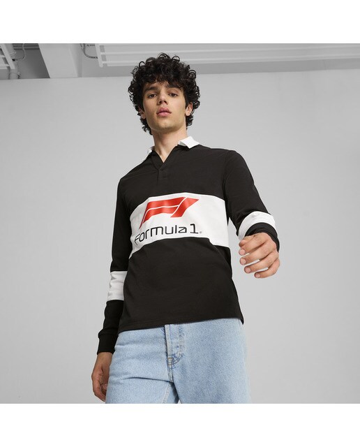 Polo de Homem F1 Polo Preto-1