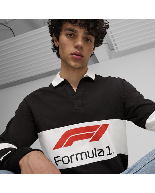 Polo de Homem F1 Polo Preto-3