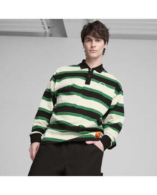 Polo de Homem Puma X Carrots LS Jersey Verde-1