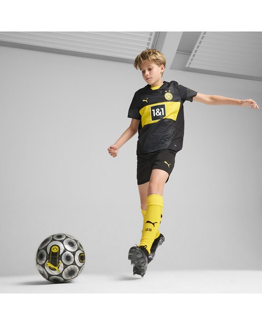 T-shirt de Criança 2.º Equipamento Borussia Dortmund BVB 2024-2025 Réplica Preto-4