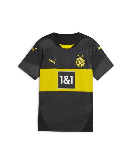 T-shirt de Criança 2.º Equipamento Borussia Dortmund BVB 2024-2025 Réplica Preto-5