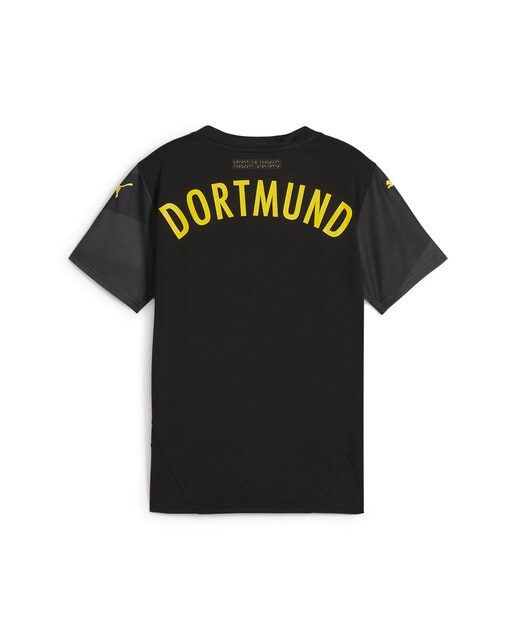 T-shirt de Criança 2.º Equipamento Borussia Dortmund BVB 2024-2025 Réplica Preto-6