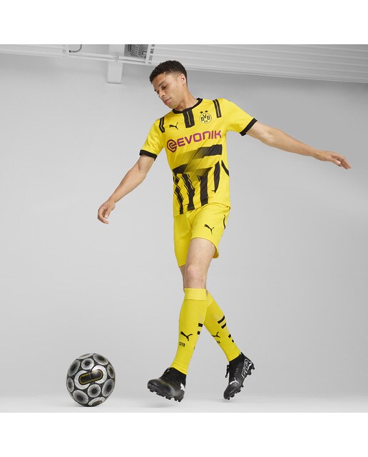 T-shirt de Homem Borussia Dortmund Campeonato 24/25 Amarelo-5